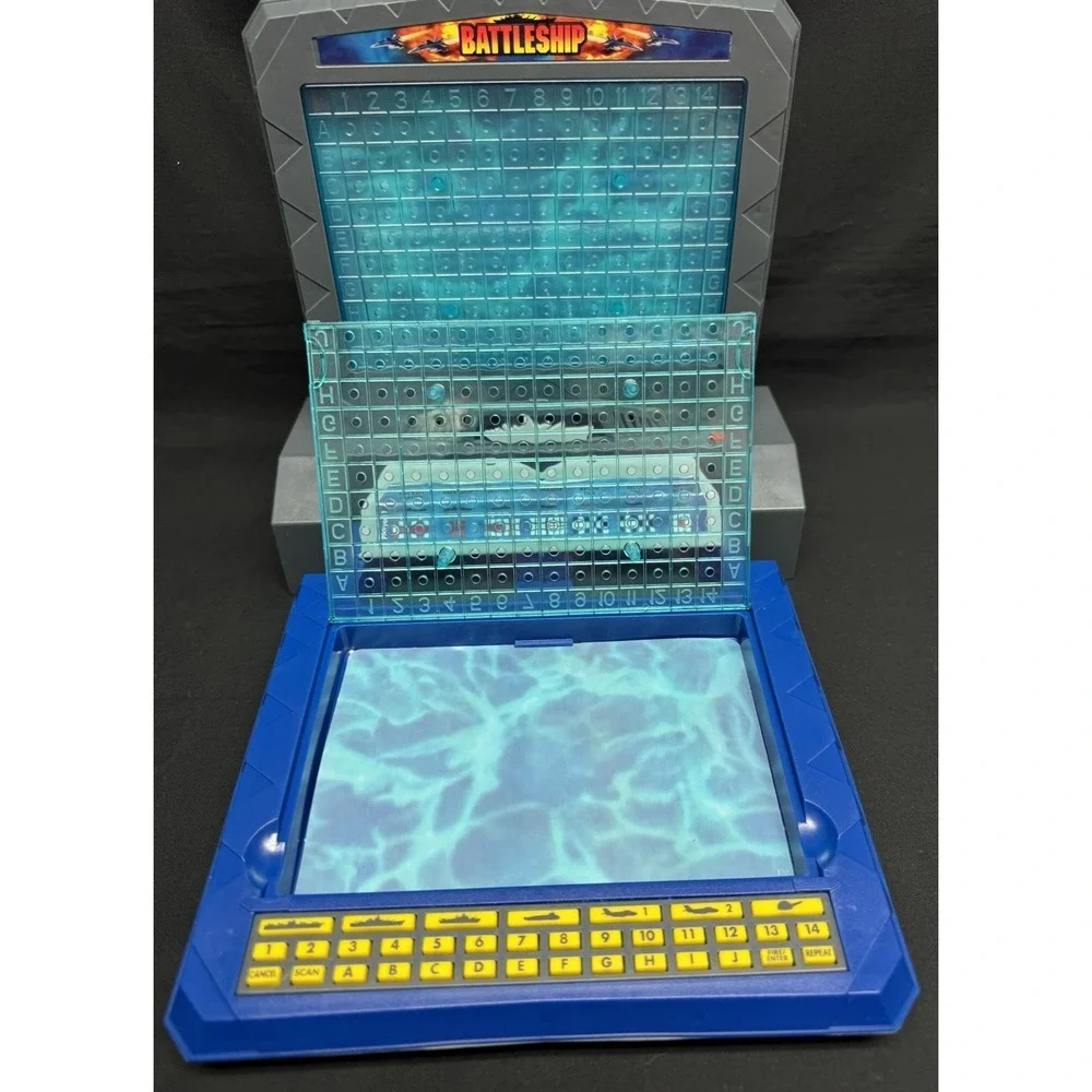 Electronic Battleship Advanced Mission 2000 Milton Bradley Complete Working